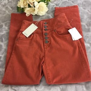Joie Laurelle Cropped High Waisted Pants Size 25